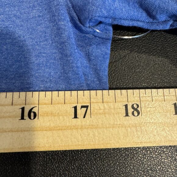 Bud Light Football Club Men's Small Blue Graphic T-Shirt Game Time 82 Dbl Sided - Picture 6 of 6